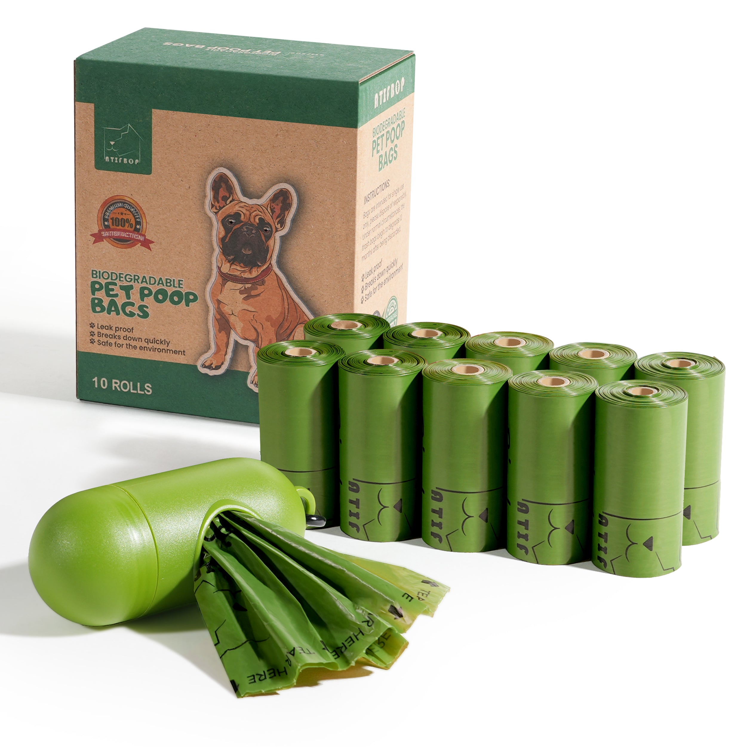 ATIFBOP Biodegradable Pet Poop Bags