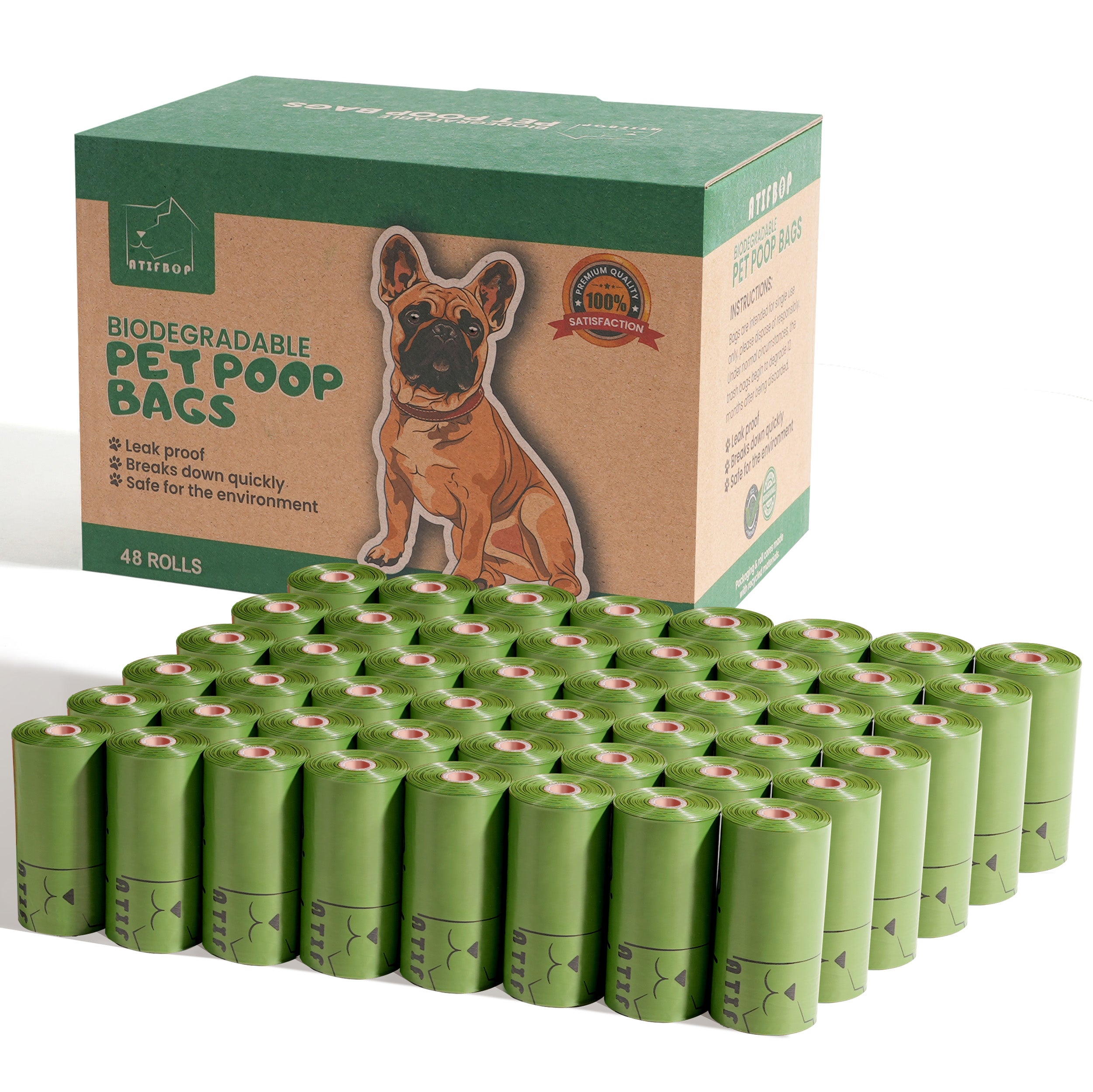 ATIFBOP Biodegradable Pet Poop Bags