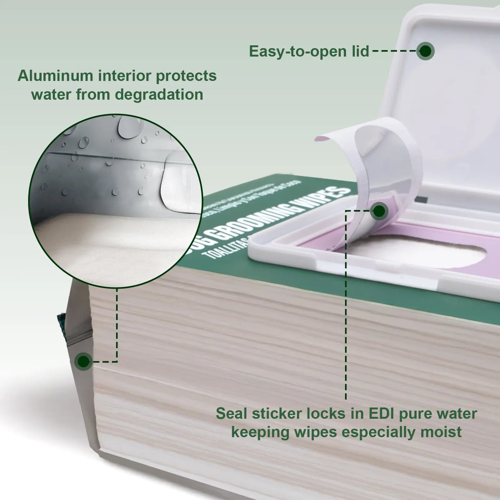 Dog Wipes for Paws and Bum, 400 Wipes  Coconut