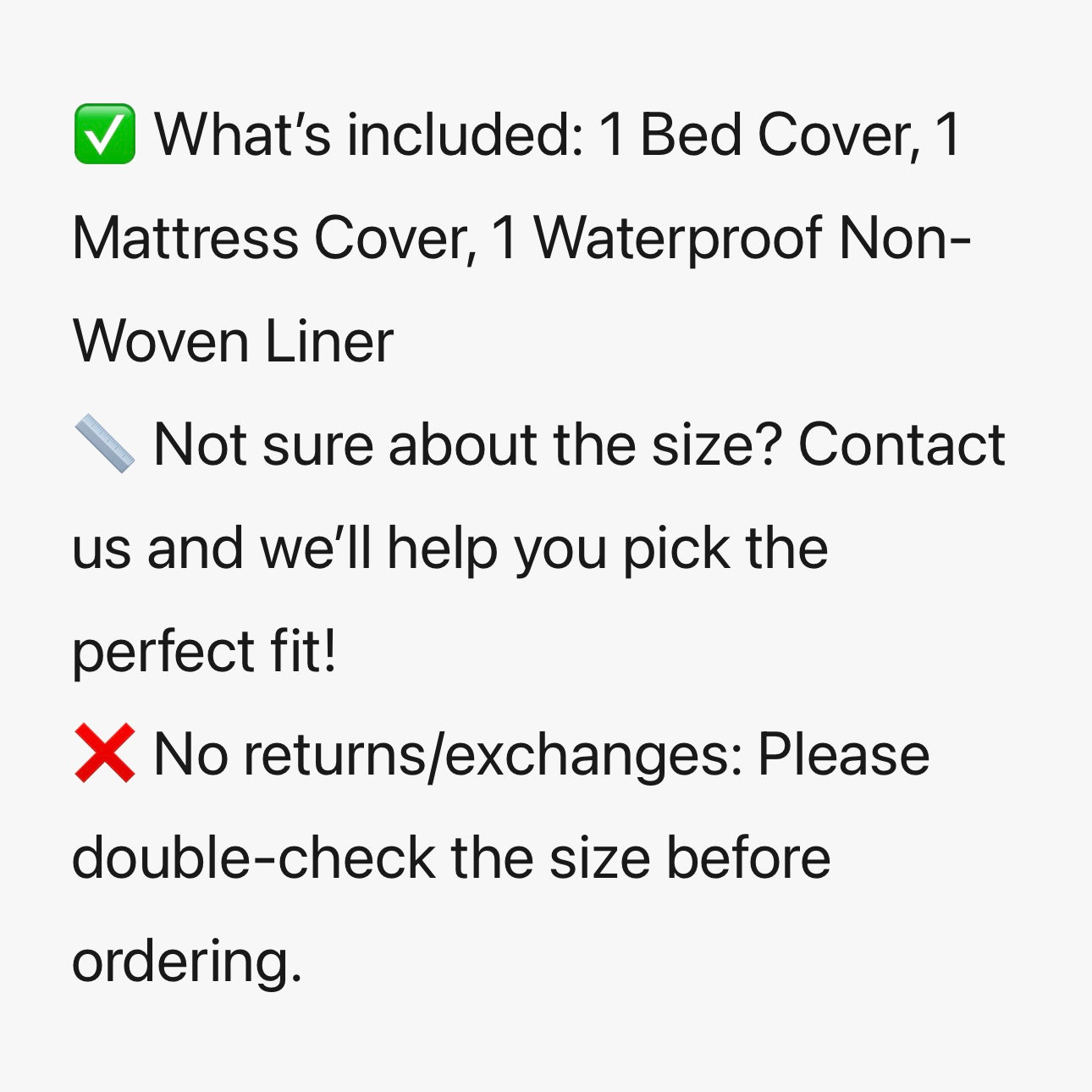 Dog Bed Replacement Cover Set– Non-Returnable / No Exchanges